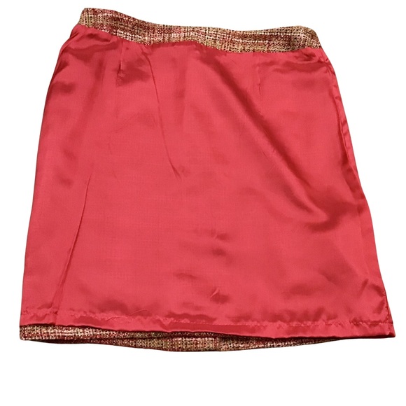 Vintage Sharon Young 2 pc Jacket & Shirt Set Silk‎ Lined Tweed Size 6 - Picture 6 of 12